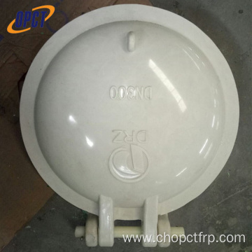 FRP fiberglass flap valve for gate drainage